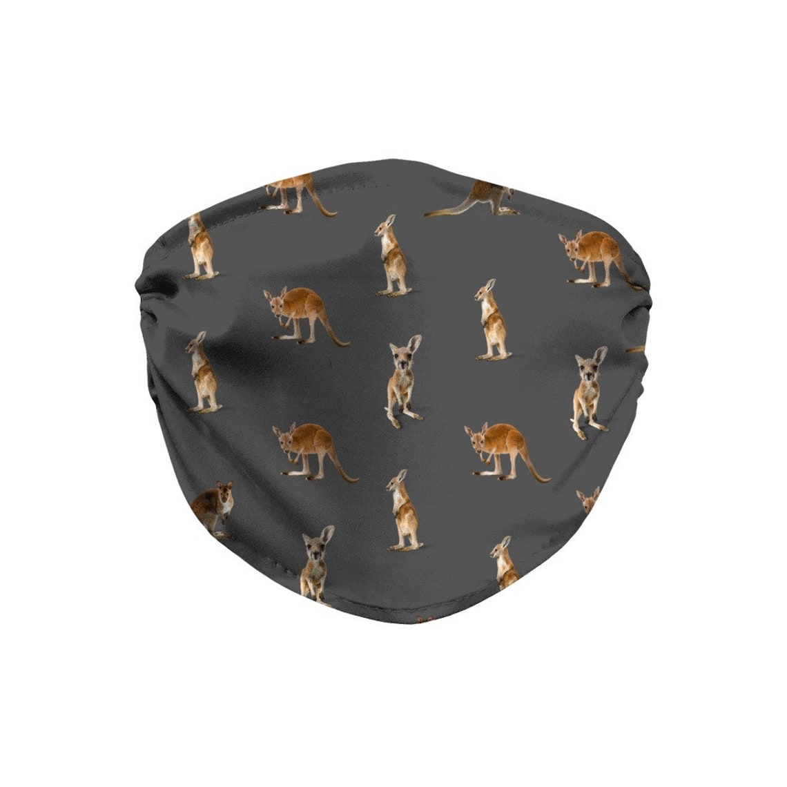 Kangaroo Face Mask Kangaroo Gifts Kangaroo Mask Adult Mask Etsy