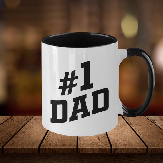 Number One Dad Coffee Mug, Funny Father's Day Gift - Etsy