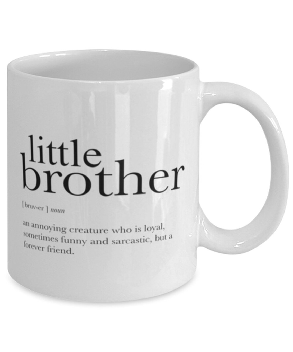 Brother Coffee Mug Little Brother Definitiongift From Etsy