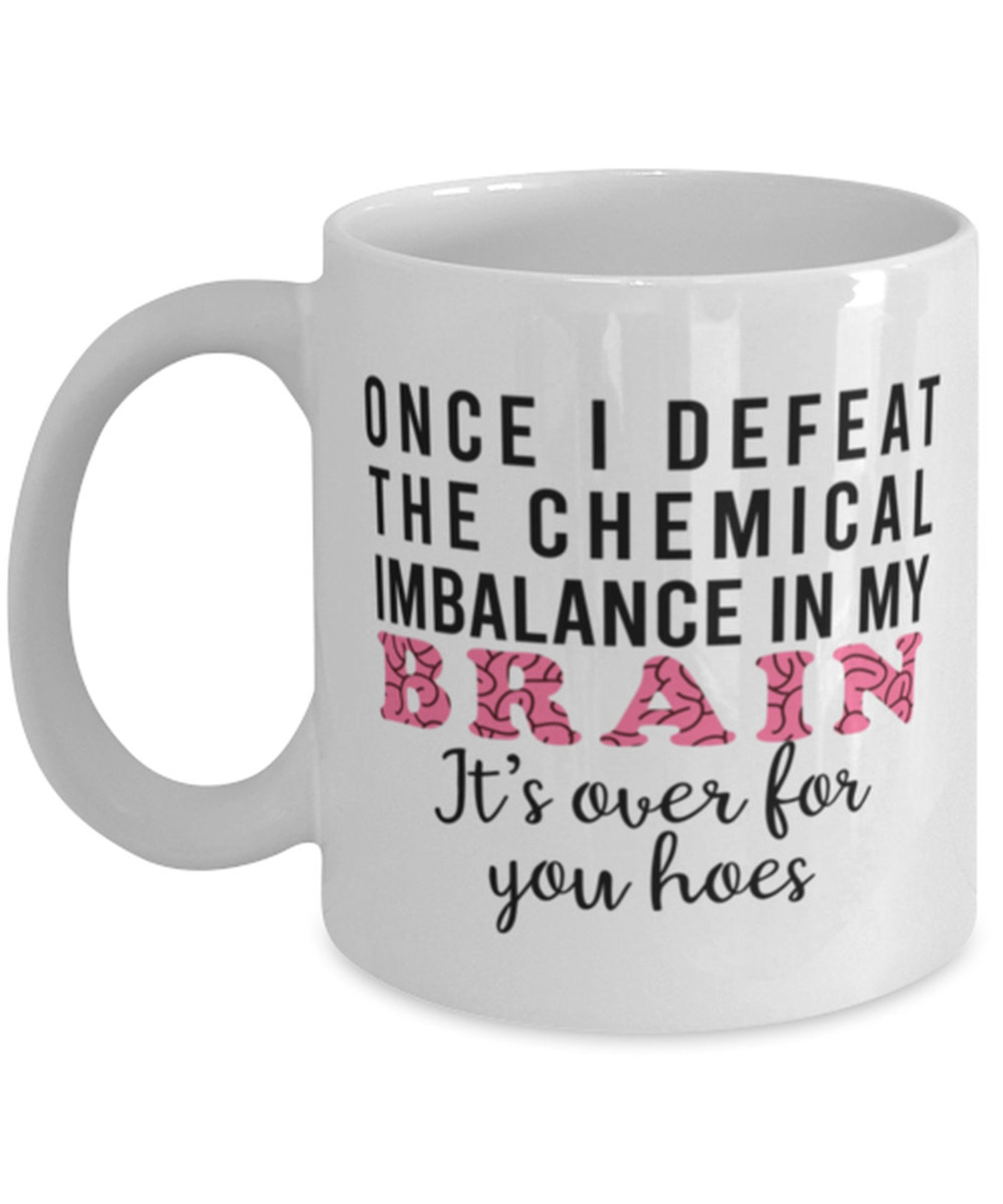 Taza de café de salud mental Una vez que derrote el Etsy