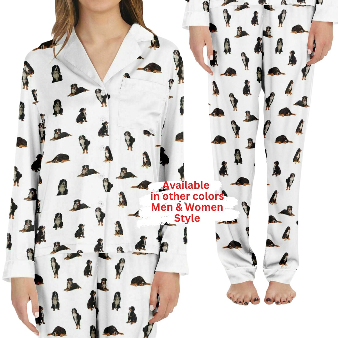 Bernese Mountain Dog Pajama Set For Women And Men Sleepwear Dog Lover bernese-mountain-dog-pajama-set-for-women-and-men-sleepwear-dog-lover