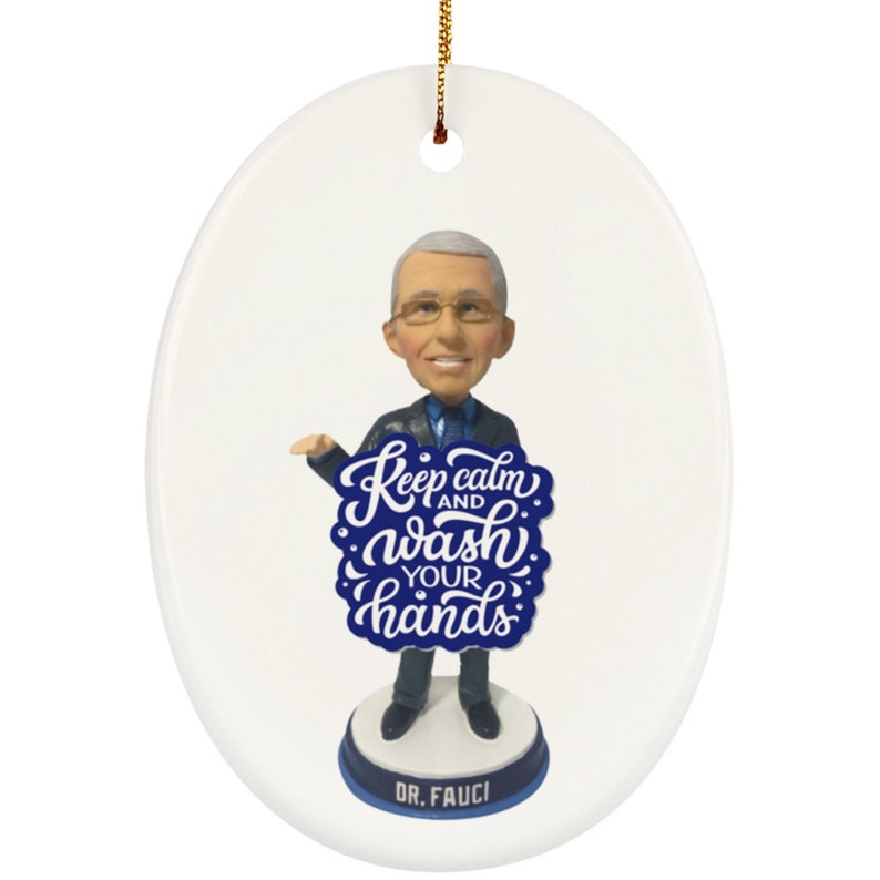 Dr Fauci Christmas Ornament 2021