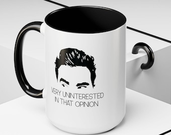 Taza de David Rose: regalo sarcástico para fans de Schitt's Creek