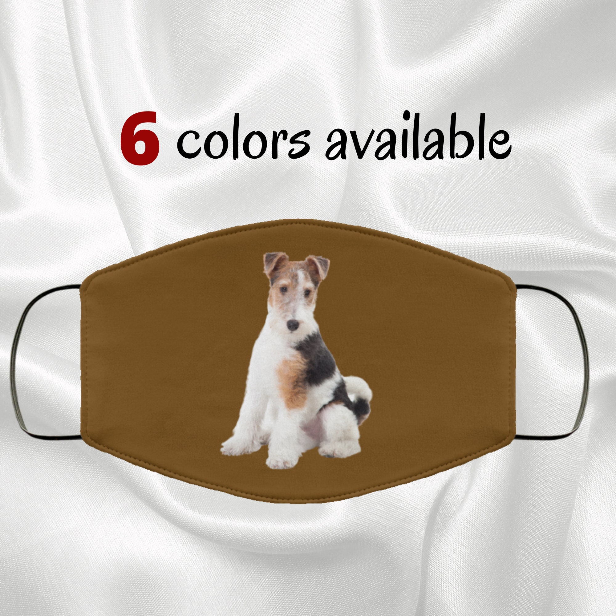 wire fox terrier face