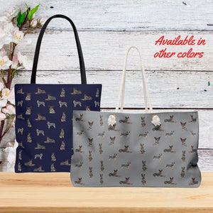 Australian Cattle Dog Tote Bag, Weekender Bag, Aesthetic Tote Bag, Beach Bag Tote, Mom mother&#39;s day gift, Birthday gifts idea