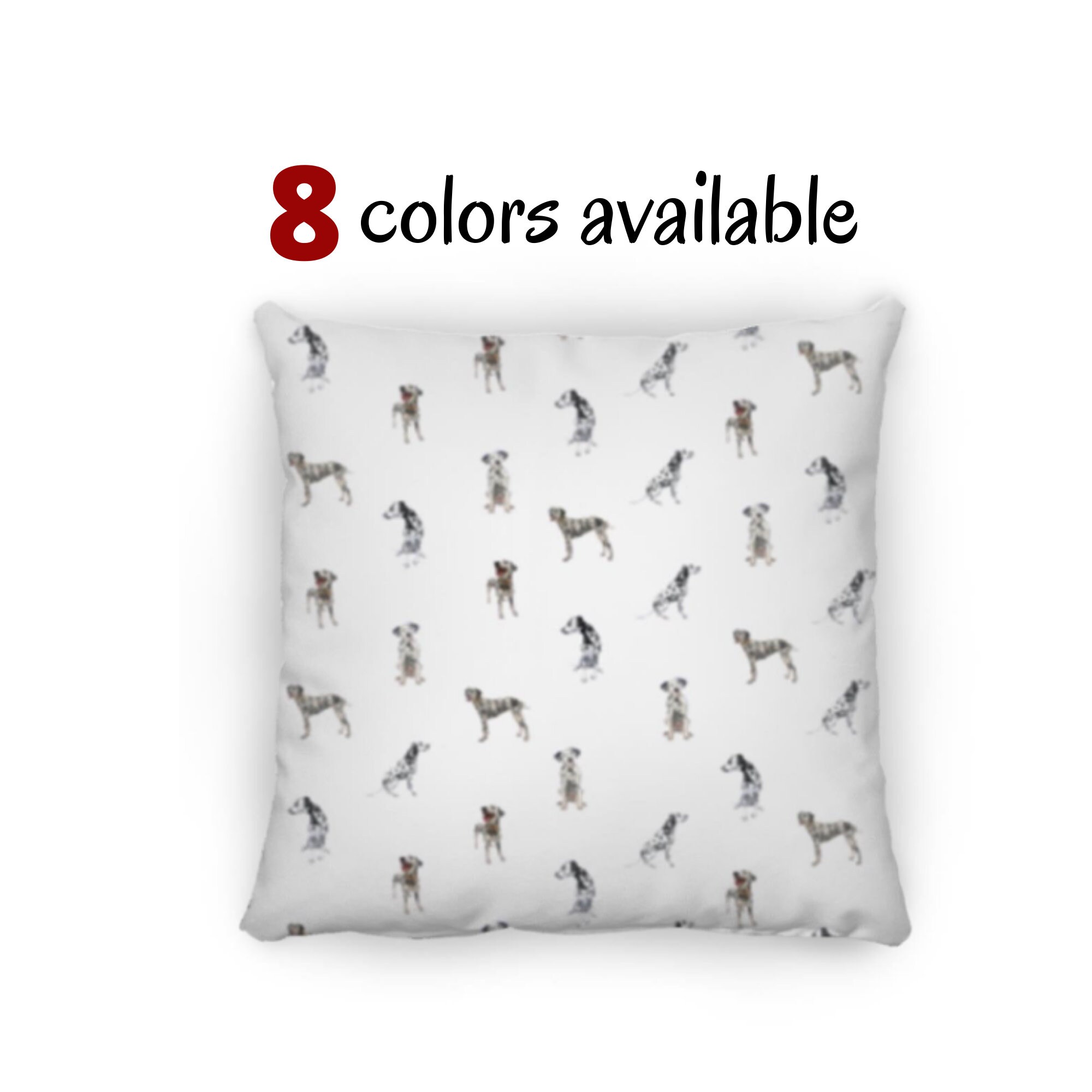 dalmatian throw pillow