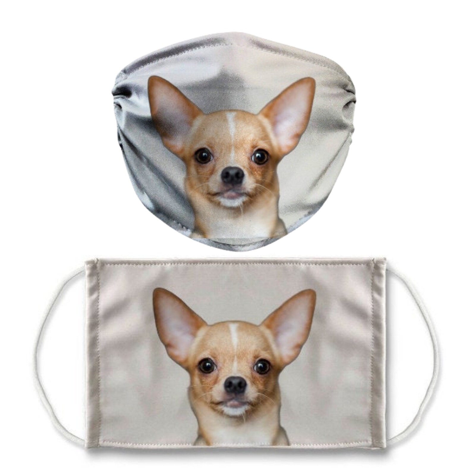 Chihuahua Face Mask Chihuahua Print Face Mask Chihuahua Mask | Etsy