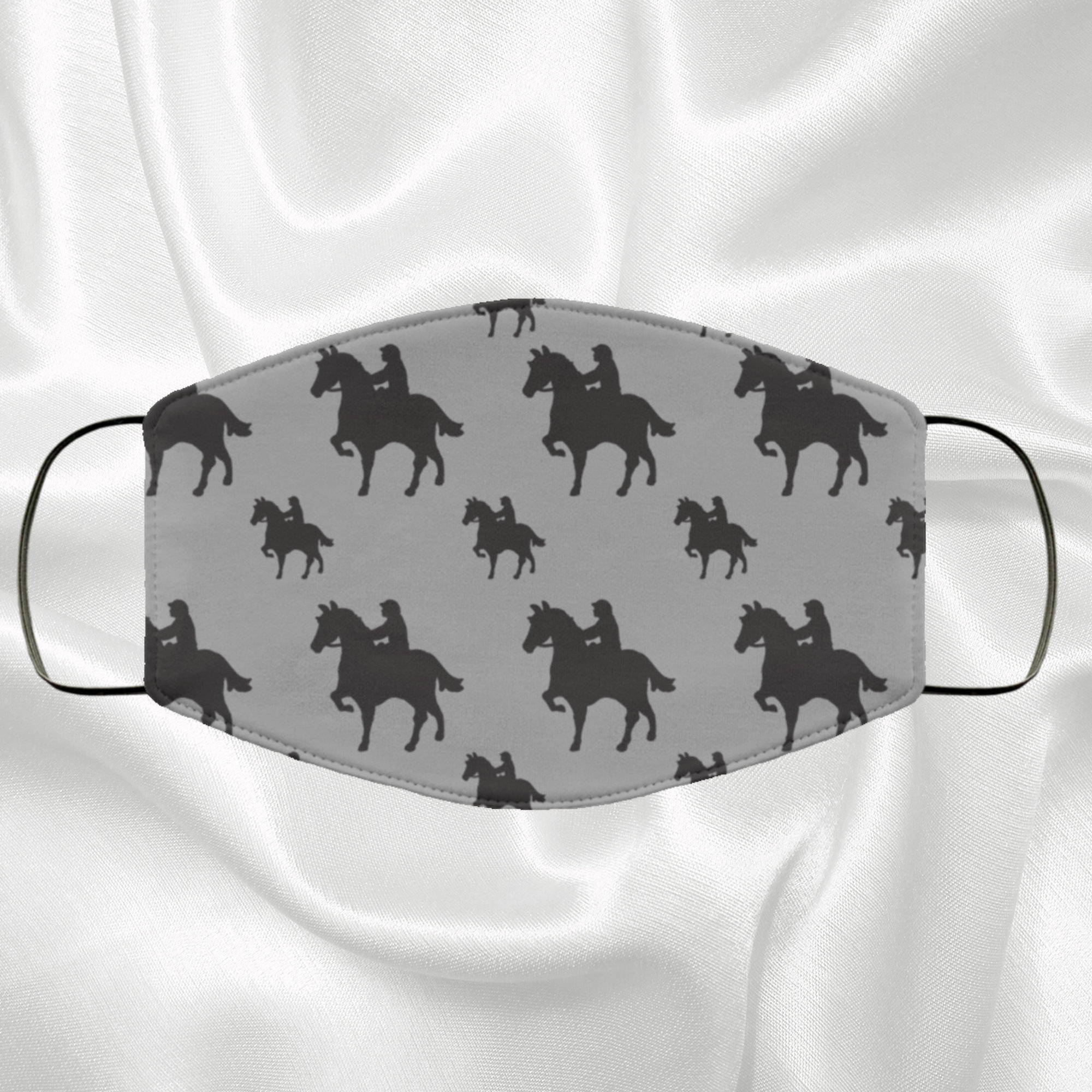 Horse Racing Face Mask Horse Racing Lovers Gift Idea Adult Etsy