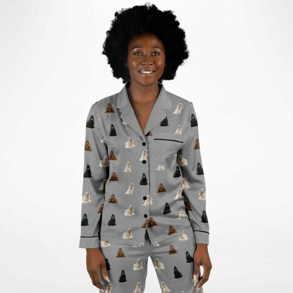 American Cocker Spaniel Pajama Set for Women and Men Sleepwear Dog Lover Gift Dog Loungewear for Her for Him Comfy Couples Pyjamas Etsy Canada