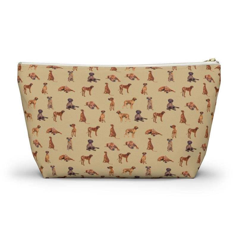 Rhodesian Ridgeback Dog Pattern Pouch: Customizable Travel Organizer - Etsy