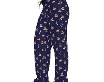 French Bulldog Pajama Pants: Dog Lover Lounge Sleepwear Men and Women