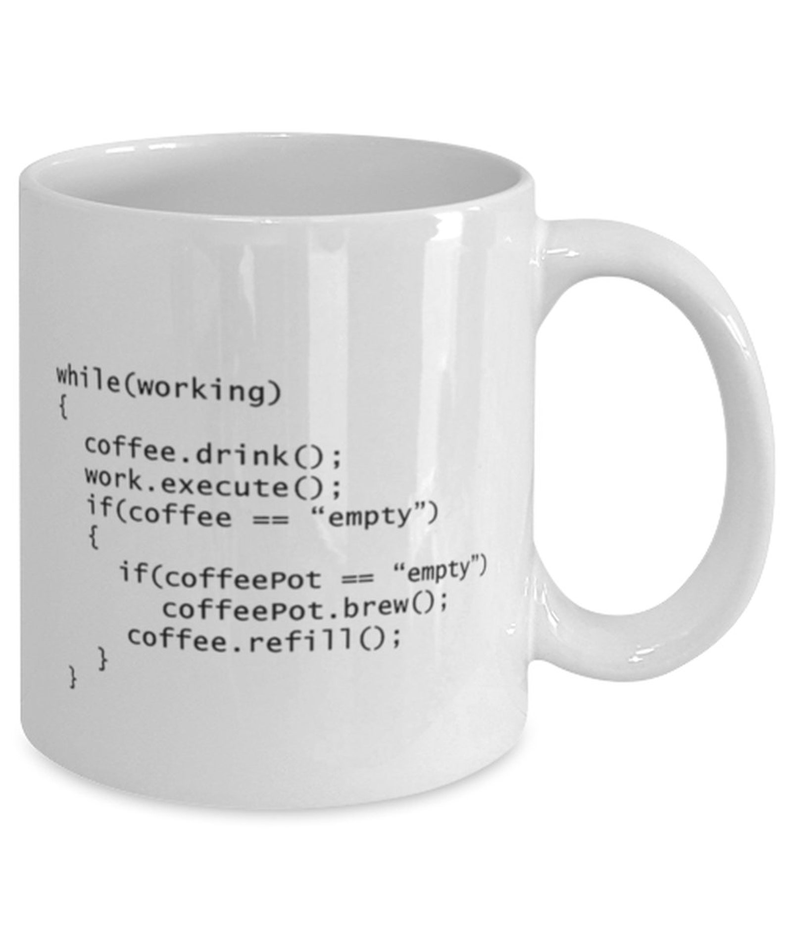 Programmer Coffee Mug C Program, Nerd Humor Mug, Java Programming ...