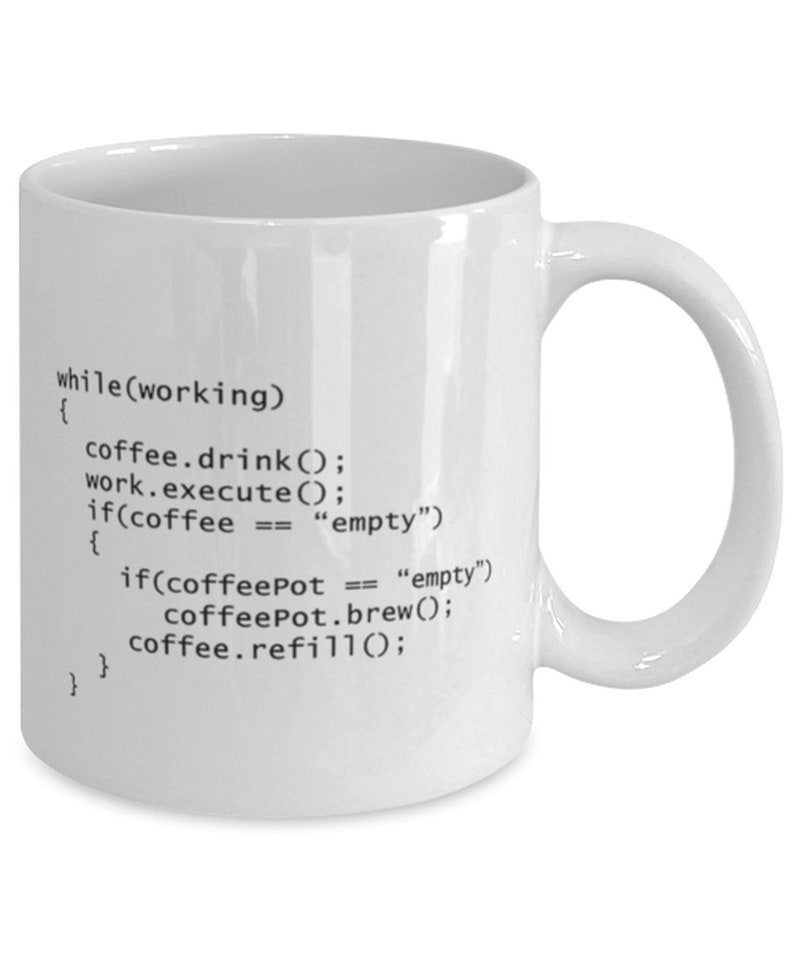 Programmer Coffee Mug C Program Nerd Humor Mug Java | Etsy