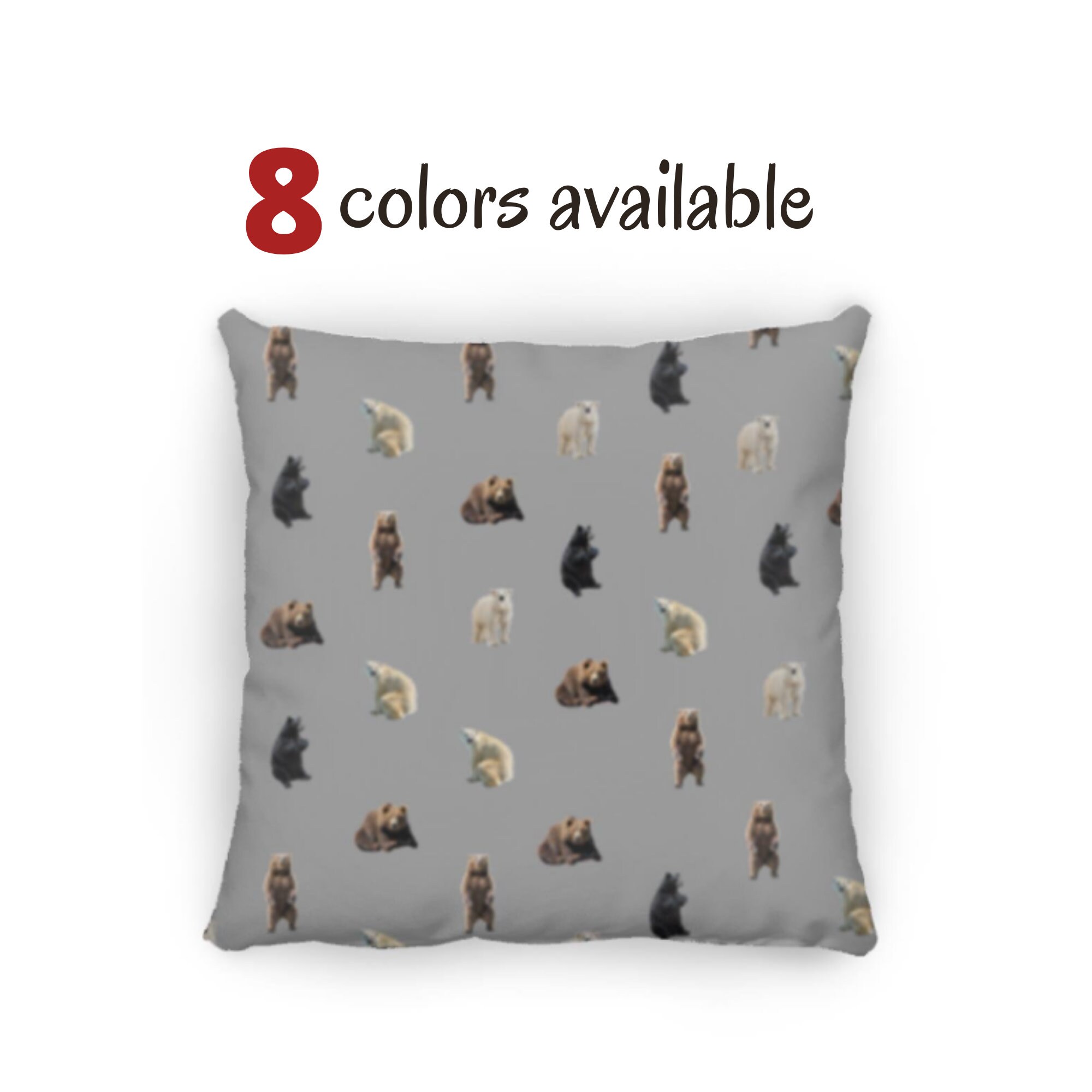 bear pillows for couch