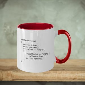 Programmer Coffee Mug - C++ Program, Nerd Humor Mug, Java Programming Coding Computer Science Programmer Software Developer Gift