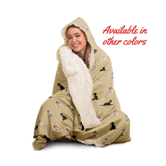 Cockapoo Hooded Blanket Cockapoo Hooded Blanket
