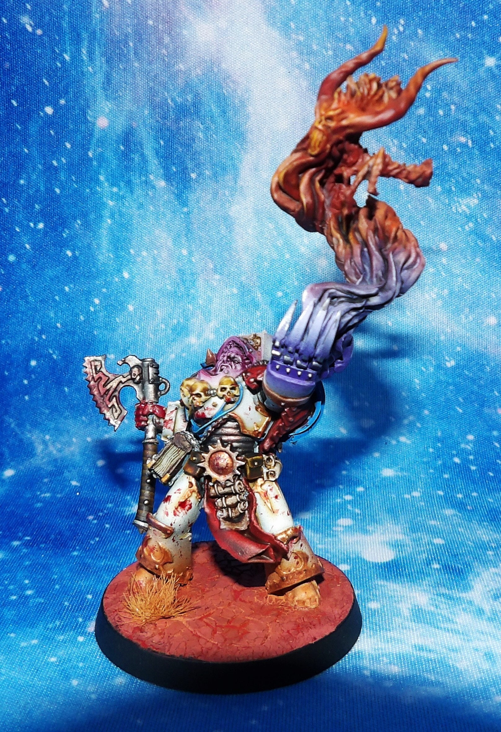 Warhammer 40k Traitor Librarian in Terminator Armour, World Eaters