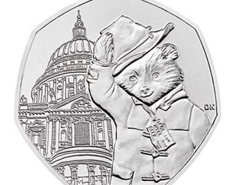 2019 Paddington Bear 50p Coin - At St Paul's Cathedral