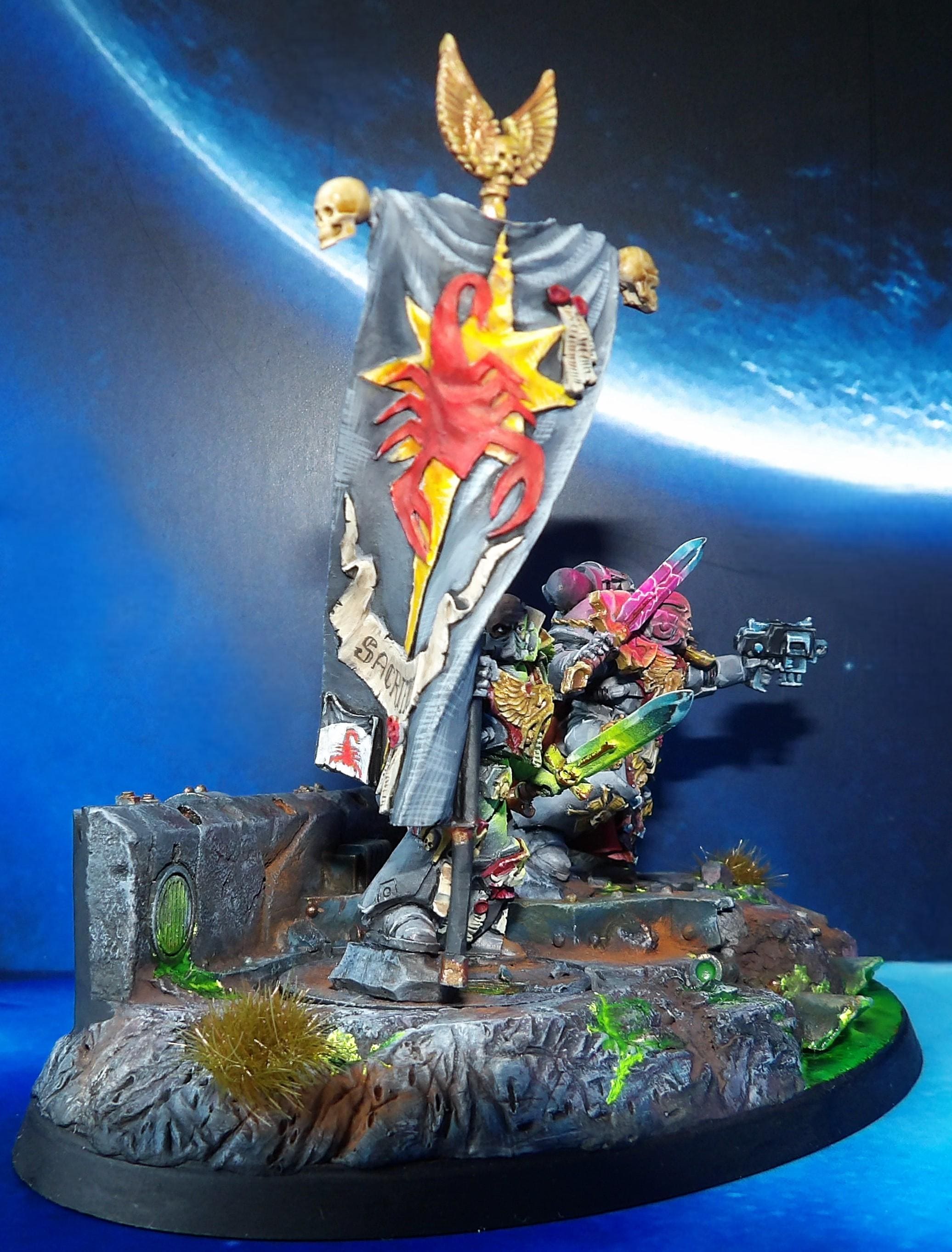 Forgeworld レッド スコーピオンズ ジオラマ: Casan Sabius & Sirae 