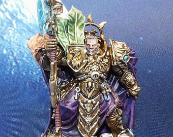 wh40k Adeptus Custodes:Captain-Commander Trajann Valoris . Painted to a very good standard