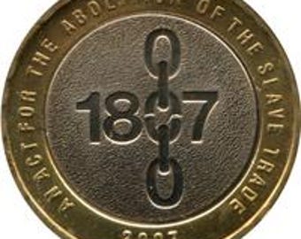 イギリス　ポンド　200枚　まとめ　硬貨　 2007 英国奴隷貿易廃止 200 周年記念 1807 2 ポンド硬貨 - 流通 - Etsy