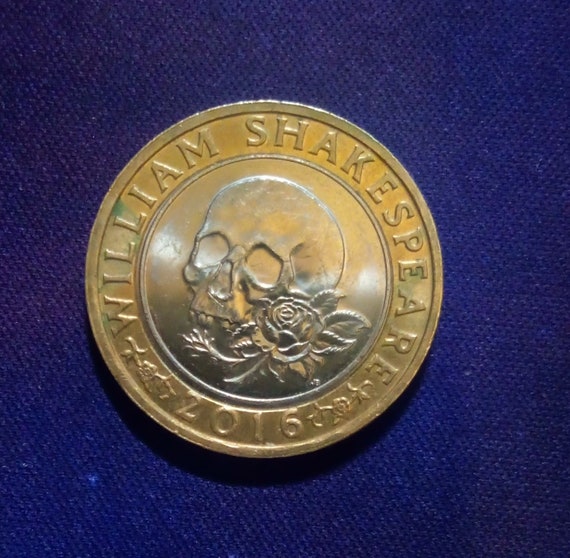 2016年 イギリス シェイクスピア悲劇 流通2ポンド硬貨 - Etsy 日本