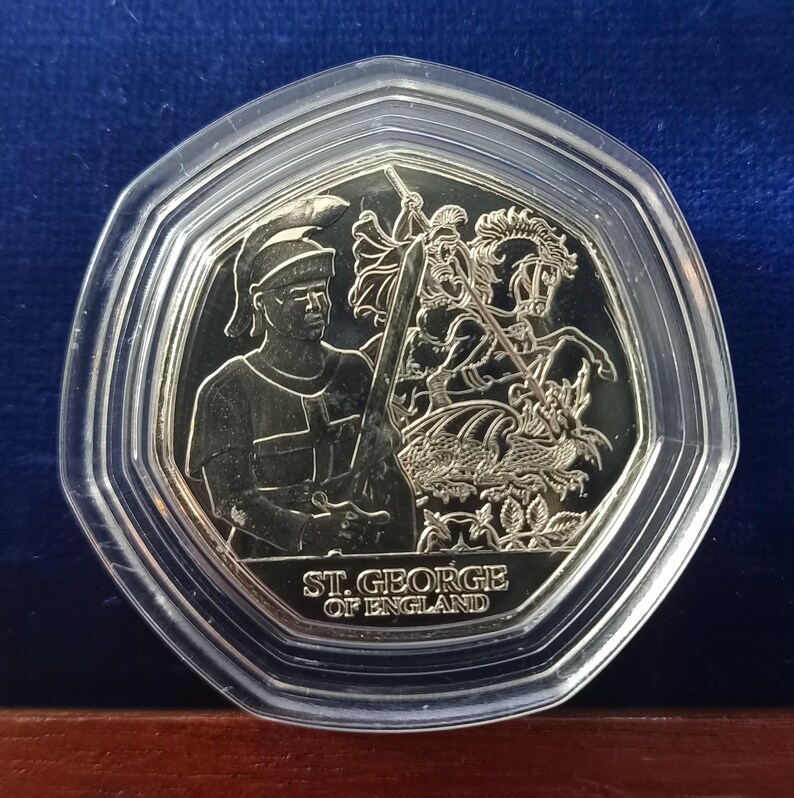 2024 St. George 50p Coin BRILLIANT,UNCIRCULATED: British Isles ...