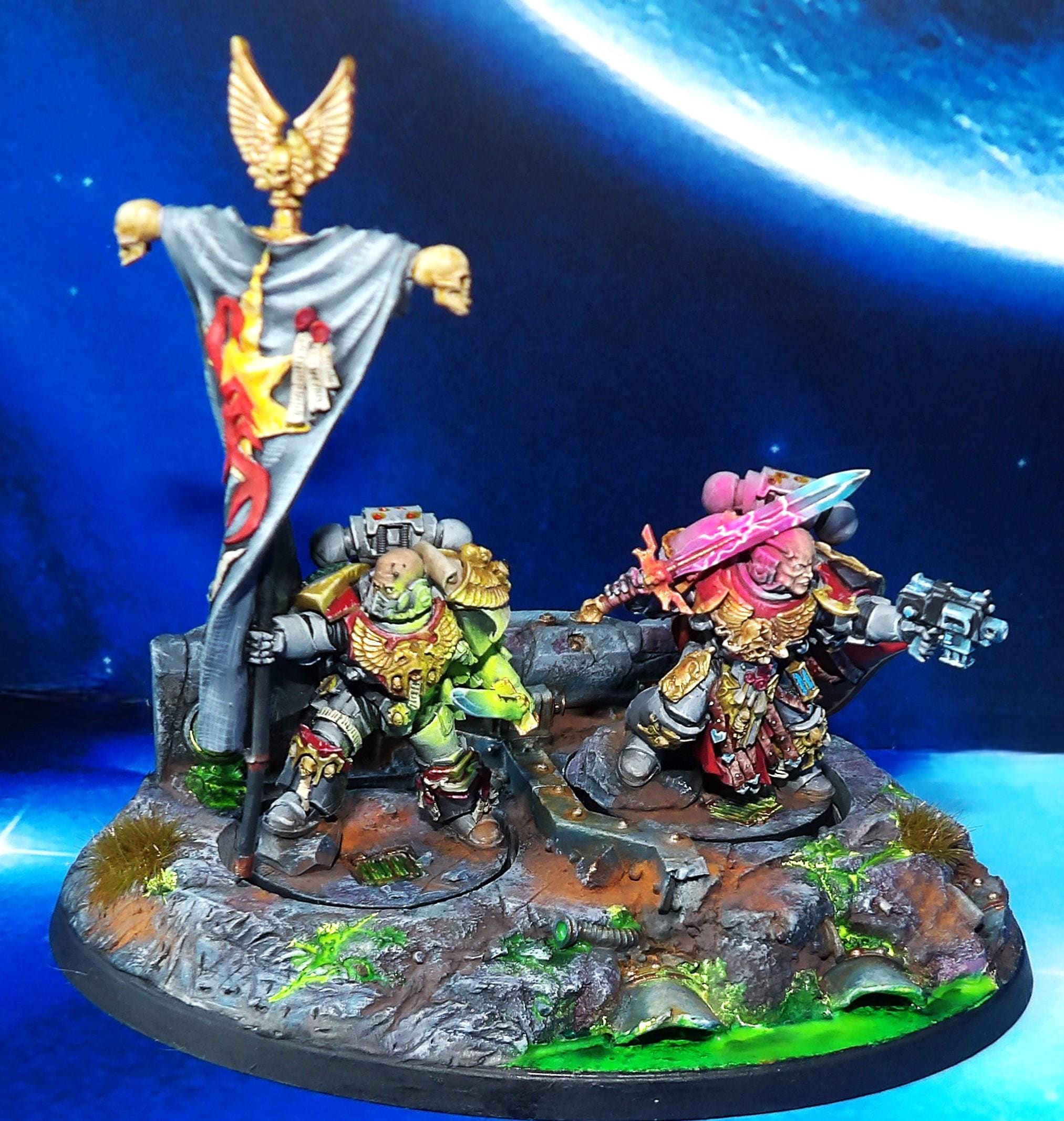 Forgeworld Red Scorpions Diorama: Casan Sabius & Sirae Karagon