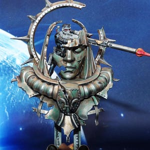 wh40k Imperium Vindicare Assassin - Operative Umbral-six . Exclusive commemorative miniature.painted to a very good standard