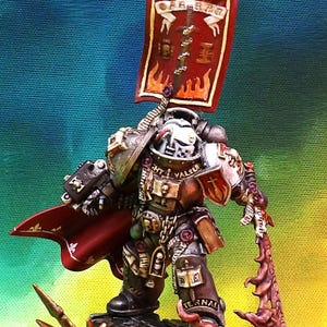 Wh40k Grey knights chapter Castellan Crowe . Painted to a very high standard