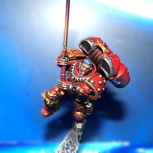 Serie conmemorativa: Warhammer 30k wh40k Blood Angels Dominion Zephon. Pintado con un estándar muy alto.