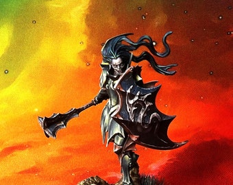 Vampire Lord-Soulblight Gravelords ,Age Of Sigmar .Expertly painted
