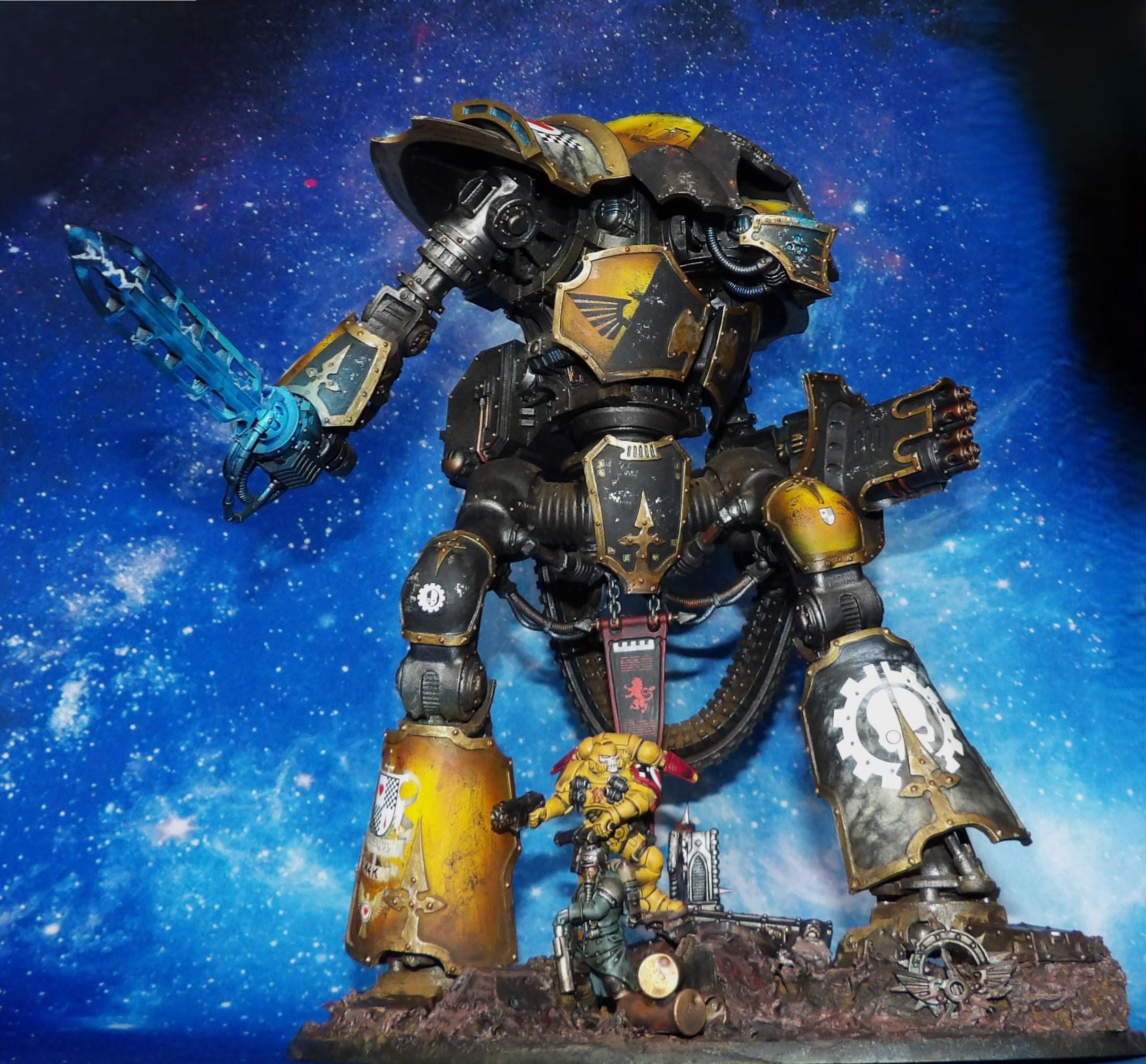 Forgeworld Imperial Knight Castigator: Lamenters Chapter Diorama