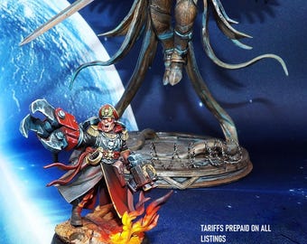 Heroes of Armageddon : Commissar Yarrick aka "the Old Bale Eye" . pro painted