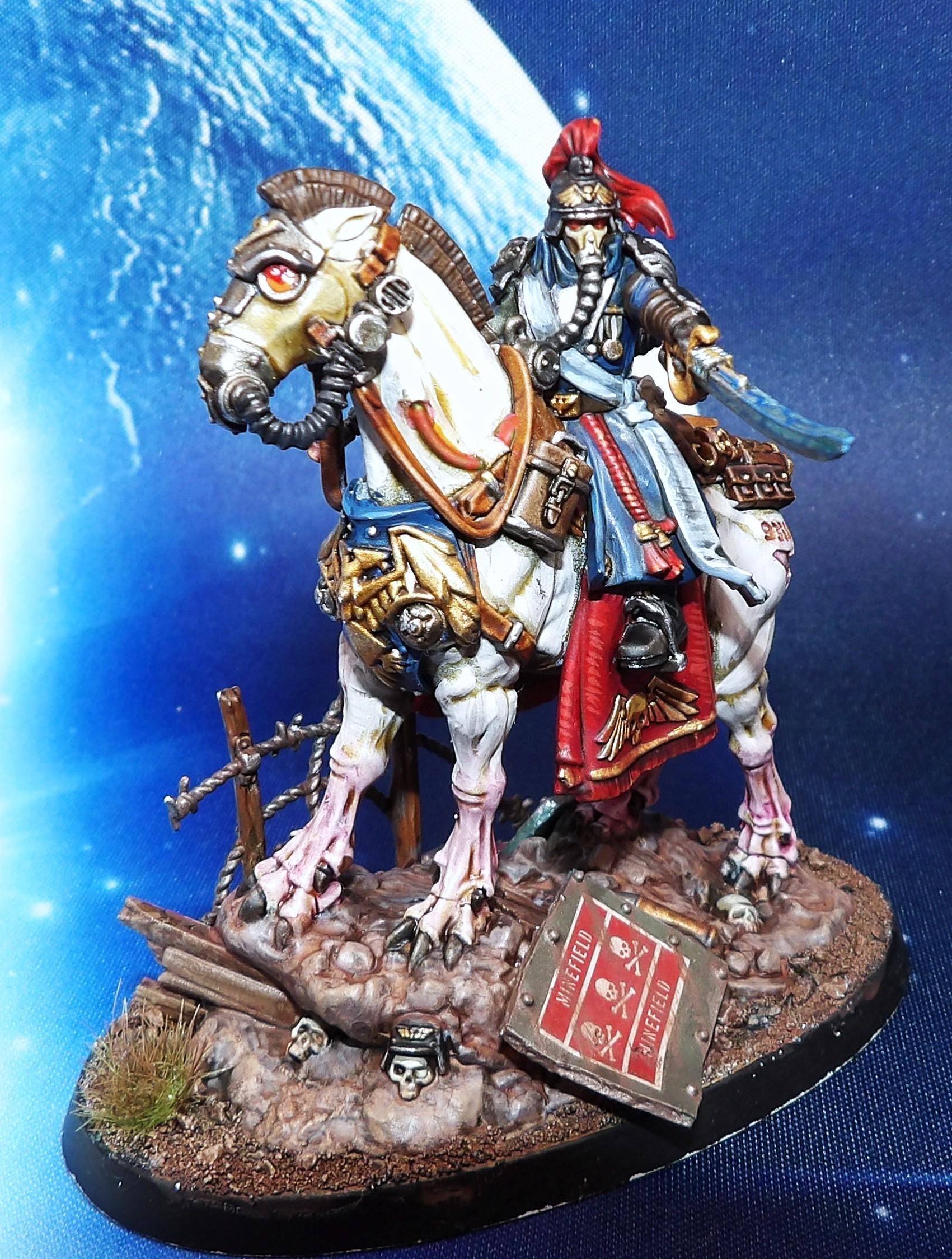 Wh40k Astra Militarum Imperial Guard Deathkorps of Krieg Commissar ...