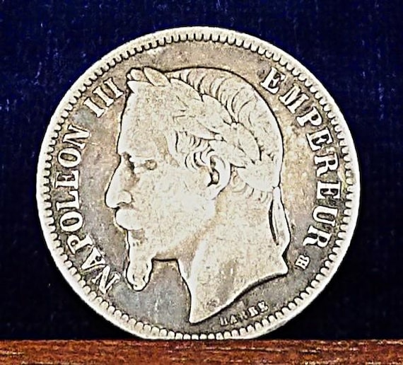 1866年 ナポレオン3世 銀貨【レア】 高鑑定！】1866年Aナポレオン3世100フラン金貨【MS64