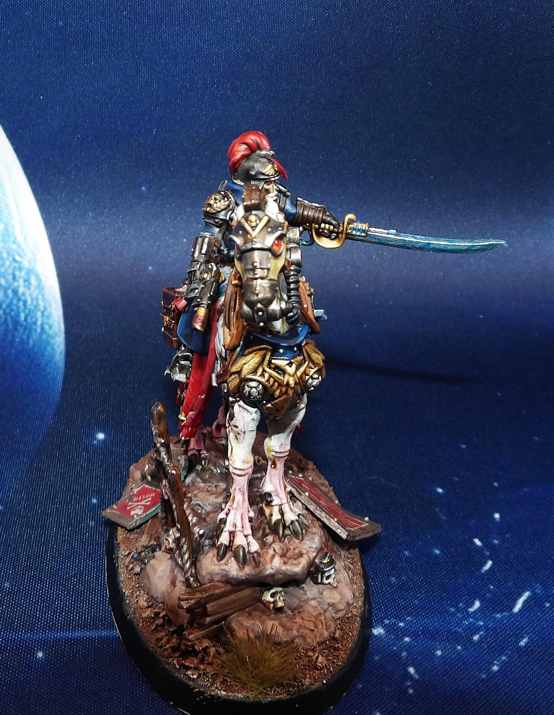 Wh40k Astra Militarum Imperial Guard Deathkorps of Krieg Commissar ...
