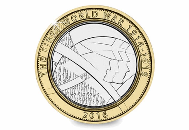 The First World War 19141918 Two Pound Coin 2016 Rare Etsy The First World War 19141918 Two Pound Coin 2016 Rare Etsy