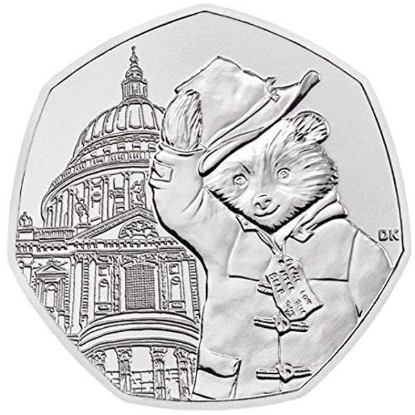 2019 Paddington Bear 50p Coin - À la cathédrale Saint-Paul