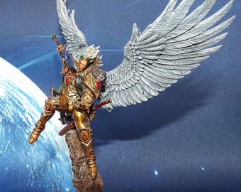 WH40K forgeworld Sanguinius , Blood angels primarch, The Great Angel wh30k  horus heresy .painted
