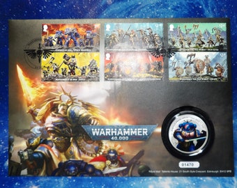 Limited Edition Warhammer 40,000 Medal coin Cover