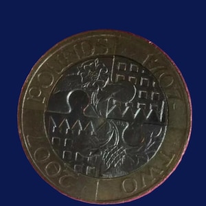 UK 2007 2 pound Act of Union Coin