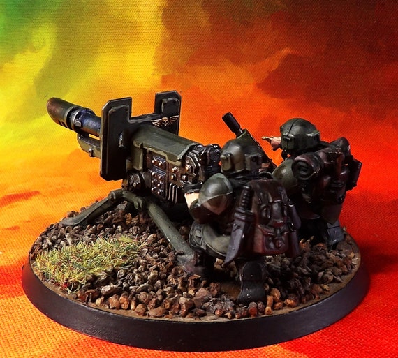 Squadra Di Armi Pesanti Guardia Imperiale Astra Militarum Truppe - Foto 5