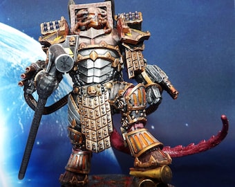 Chaos Rising : warmatzMiniatures,Lord of Iron conversion--3D Printed Resin Miniature--.Painted to a high standard