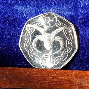 2020 50p Isle of Man coin - Loaghtan Ram