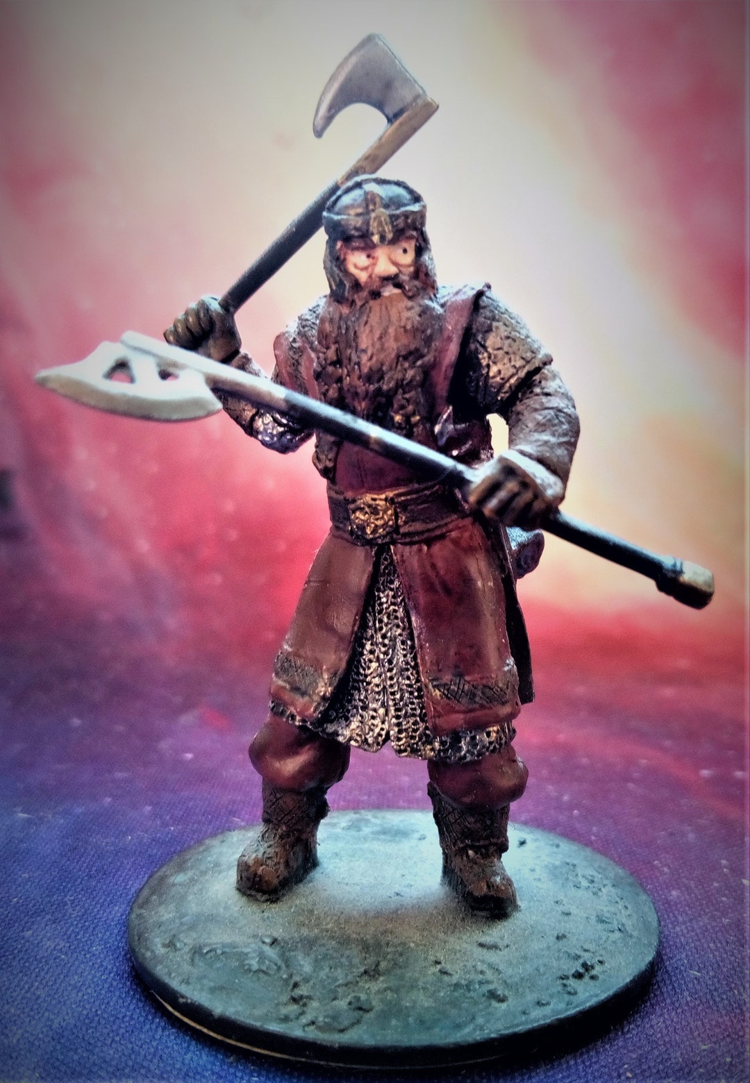 Gimli at Balin's Tomb Lord of the Rings Eaglemoss Metal Etsy