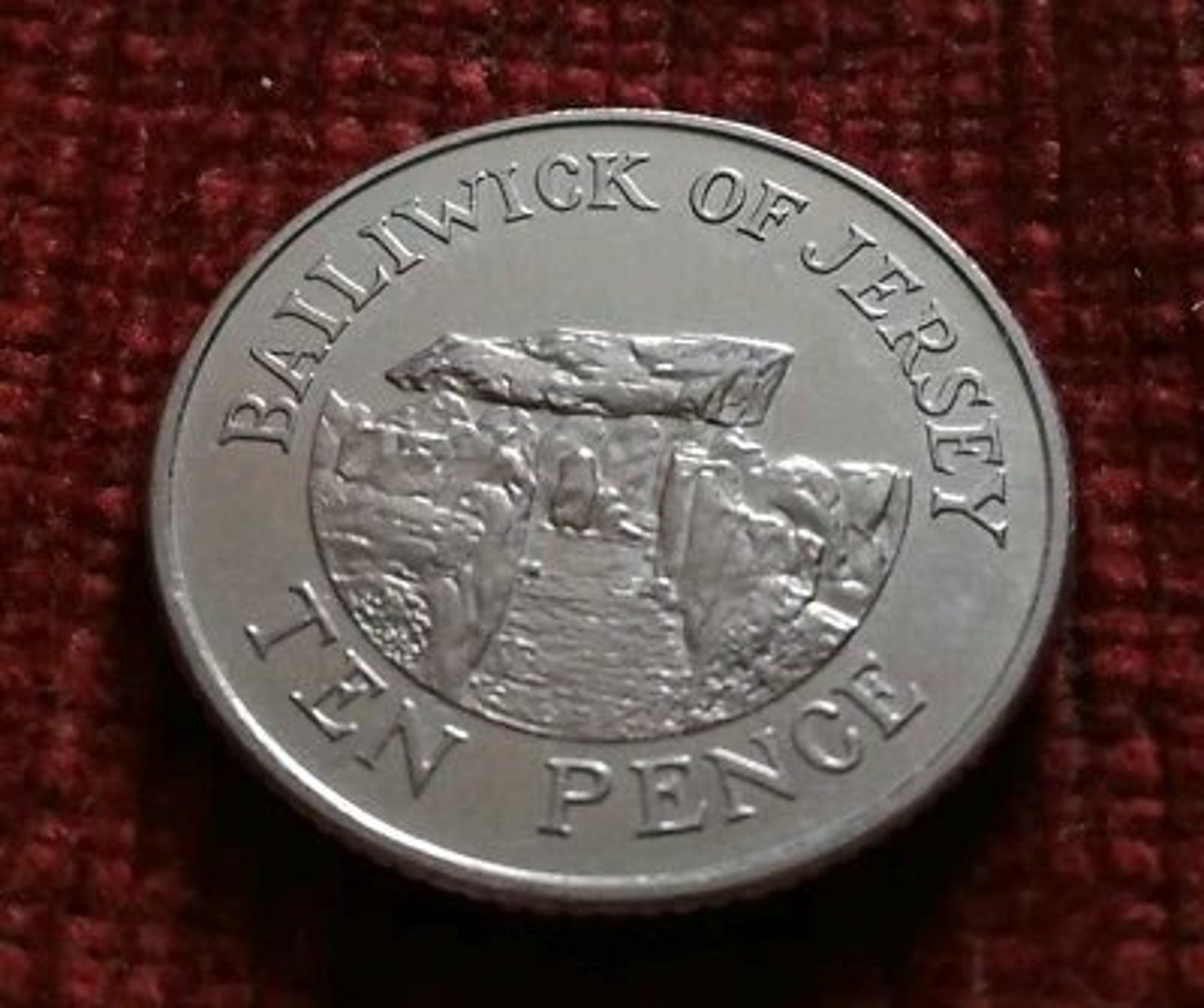 1992 10p Ten Pence Coin Bailiwick of Jersey Etsy