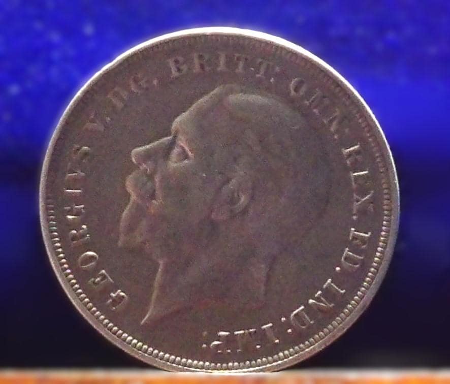 Vintage Silver Crown 1935 -commemorative Issue: 25th Anniversary