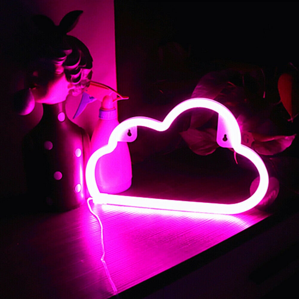 Calming Cloud Neon Sign LED Night Light Blue / White / Warm | Etsy