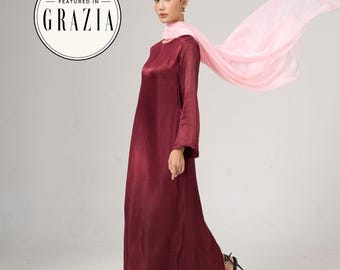 Pañuelo de seda tipo chal para boda, chal de seda rosa palo, chal nupcial, elegante bufanda de noche, regalo de lujo para ella.